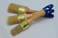 50 40 30 Oval PERFECT Paint Brush Set, Shabby Chic Chalk Paint, Pure Bristle Mix