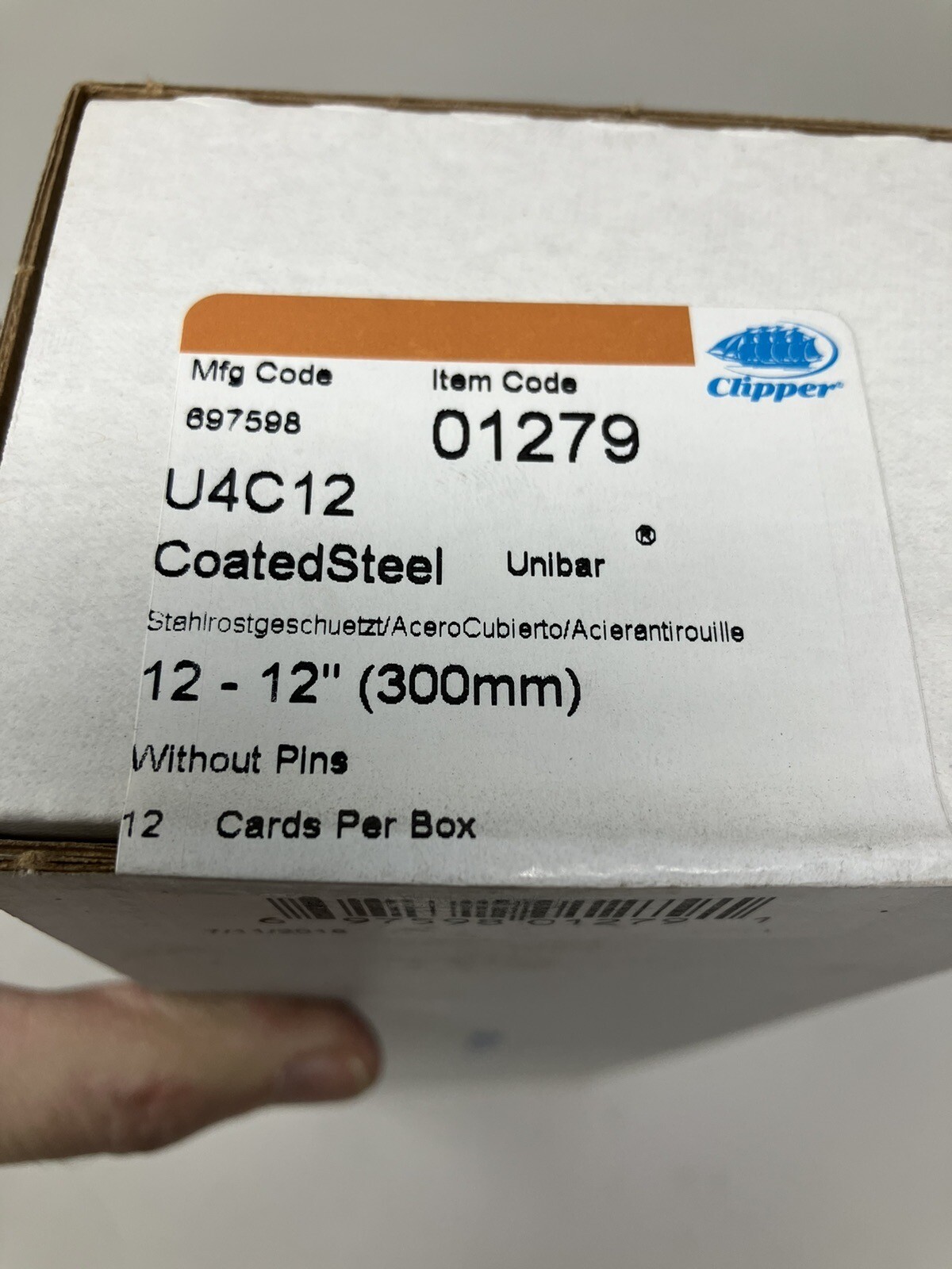 Lot 7 Boxes New Flexco Clipper 01279 U4C12 Coated Steel Belt Fasteners