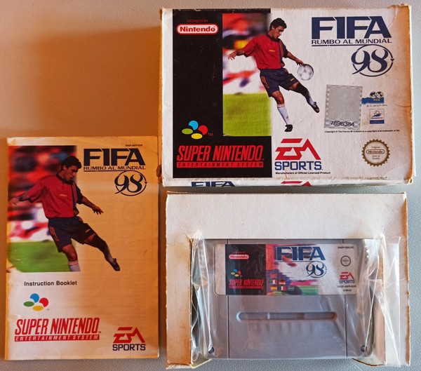 FIFA 98. Rumbo al mundial snes PAL castellano super nintendo spanish