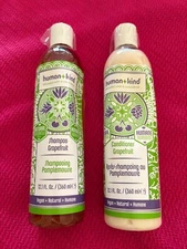 Set/2 Human+Kind Natural Humane Conditioner & Shampoo Grapefruit ~ 12.1 oz x 2 ~