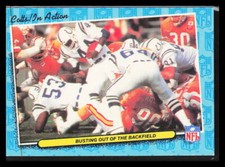 1986 Fleer Team Action Busting Out of the Backfield #33