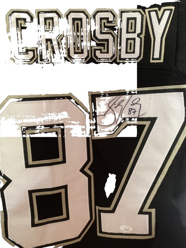 PENGUINS DE PITTSBURGH - CHANDAIL NOIR IMPRIMÉ SIDNEY CROSBY #87 ENFANT