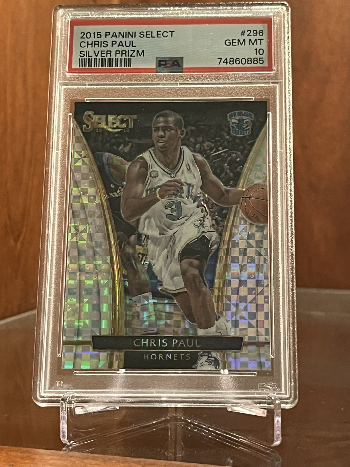 2015 Panini Select Silver Prizm Chris Paul #296 PSA 10 Gem Mint Pop 9!