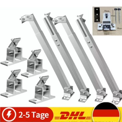 MARKENLOS Supporto pannello solare parete tetto pavimento balcone centrale elettrica PV 2 pannelli