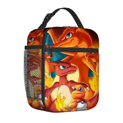 Pikachu Pokemon Insulated Lunch Bag School Picnic Snack Lunchbox Travel Box Gift - Picture 16 of 69