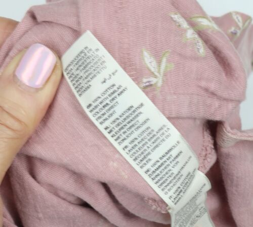 Fat Face Women Pink 3/4 Sleeve Basic Cotton T-Shirt - Picture 5 of 12