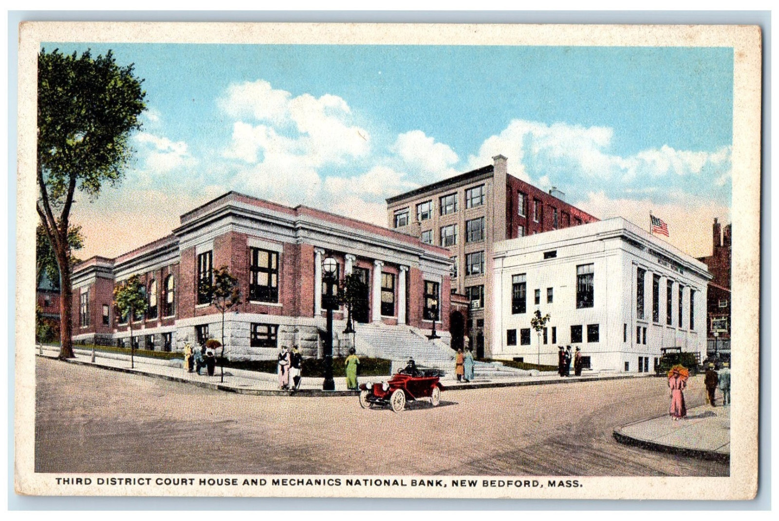 Third District Court House And Mechanics National Bank New Bedford MA