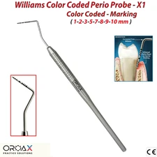 Dental Lab Tool - William Michigan O Probe for Measuring Periodontal Depth