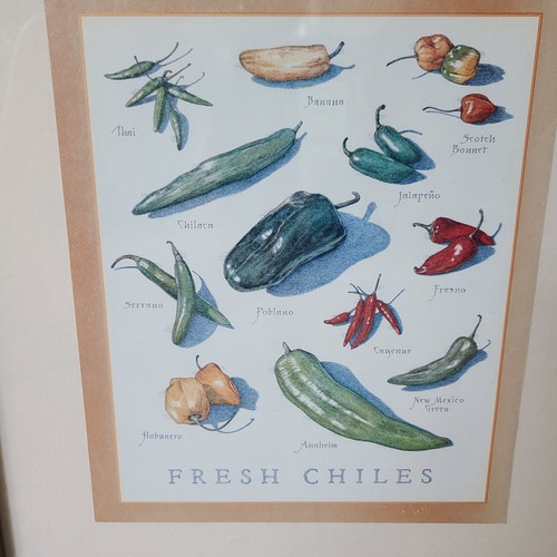 Pottery Barn Set (2) Framed Wood Wall Art Cheese Chili kitchen Dining 17" x14" - Picture 5 of 11