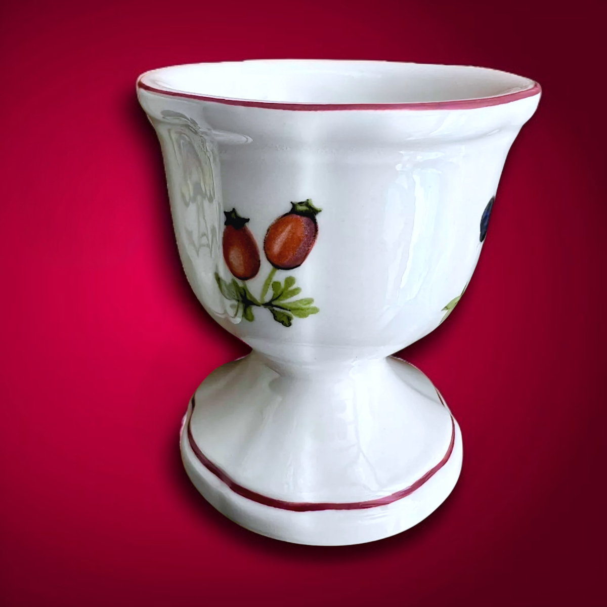 Villeroy Boch PETITE FLEUR Eierbecher auf Fuß CHARM Geschirr Vitro NEUWARE