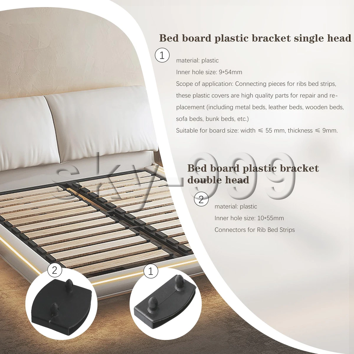Slat covers for deals bed