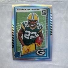 Panini 2025 Donruss Optic Rated Rookie Matthew Golden #205 Holo Prizm Packers
