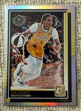 2025 Panini Donruss WNBA - Zia Cooke Seattle Storm #69 Silver Foil