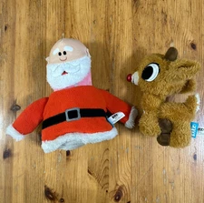 Bark box Dog Toys Christmas Chew Toys Santa Claus Rudolph Red