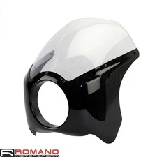 Carena parabrezza moto in plastica ABS per fari Harley Dyna 6,2"