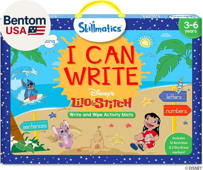 I Can Write Disney'S Lilo & Stitch - Reusable Preschool Learning Activities, Edu