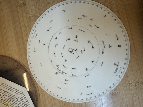 Star Finder 2102-D Weems & Plath With Pouch & instructions