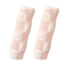 Pink 2PCS Soft Auto Rubber Seat Belt Cover Seatbelt Shoulder Pad for A More C...