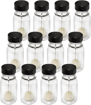 Brochas de lana con pincel bola botella de plastico transparente con escala 50ml