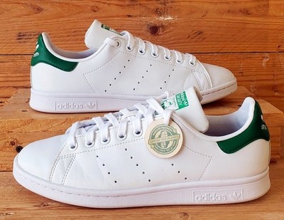 Adidas Stan Smith Low Leather Trainers UK6.5/US7/EU40 FX5502 White/Green