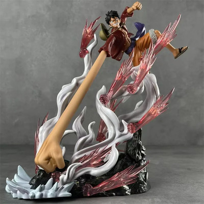 One Piece Luffy Gear 3rd Long Arm Rifle Action Figure 30cm PVC Statue Model Toy