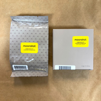 MOONSHOT KOREA Conscious Fit Cushion Foundation 15N Cosmic Cream + Refill