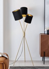 Lite Source Crisanta 61 3-Light Black Shade M...