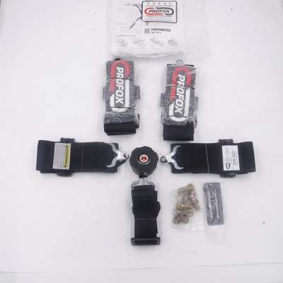 ProFox PN395 Camlock Racing Harness Seat Belt 3'' Webbing Single 2'' Sub-Belt