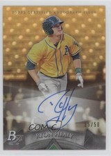 2014 Bowman Platinum Prospects Gold Refractor 15/50 Ryan Healy Ryon Auto 0c6
