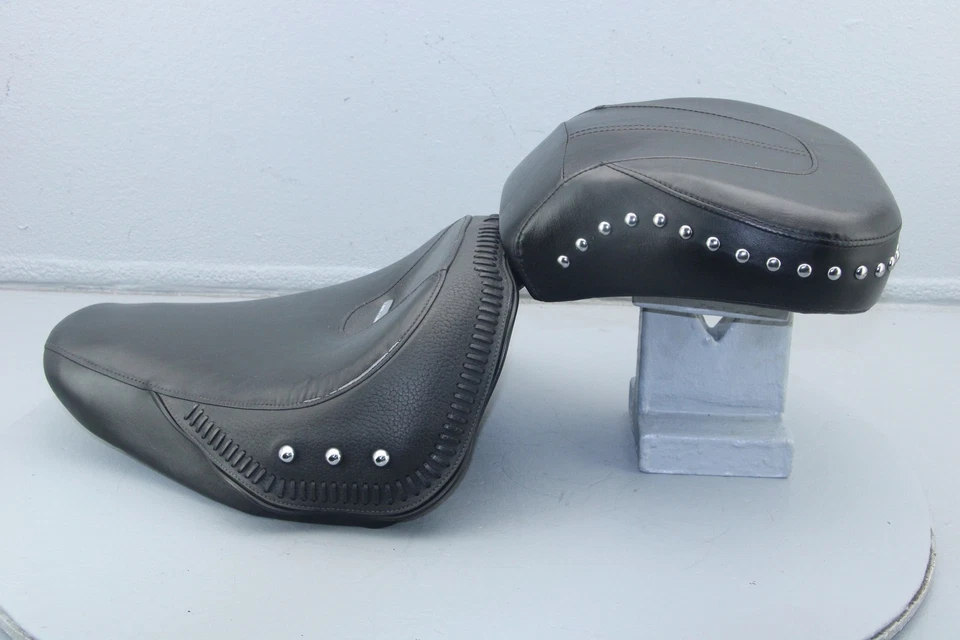 Harley Softail Fatboy 2010 2UP juego de asientos de pasajero delanteros traseros #4108 Foto 4 de 4