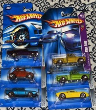 2006 Hot Wheels Redline Tire Series Completefull Set Of 5 Cars Variation