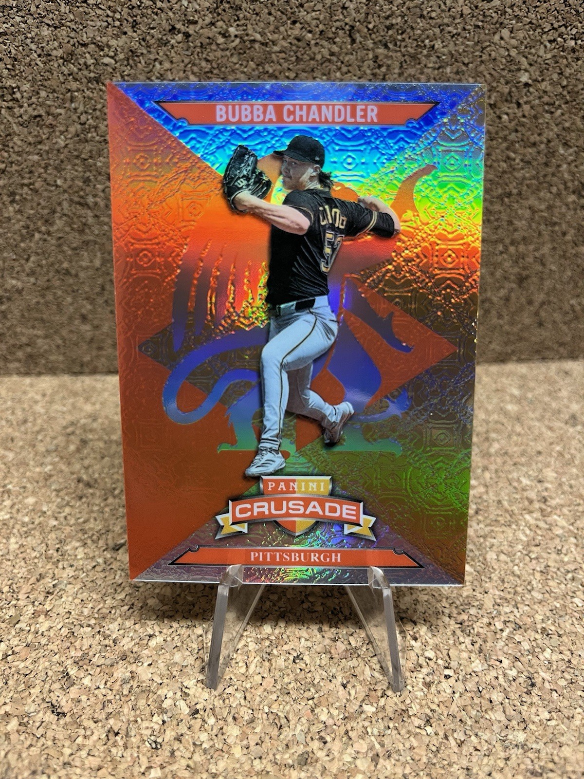 Panini 2025 Crusade Rookie Orange Serial #3 Bubba Chandler /49 Pirates Card