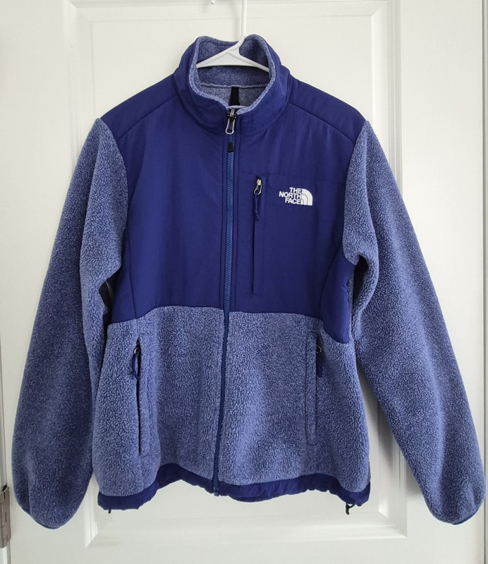 The North Face Denali Women's Blue Full Zip Jacket w/ Pockets Size M