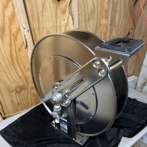 Reelcraft 83000 OLS 3/4” 75 ft Hose Reel Stainless Steel/ with swivel fitting