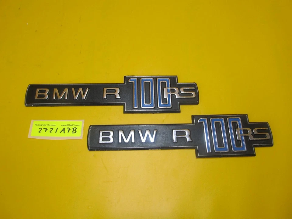 BMW R100 RS Set Emblem Typenschild Platte Schriftzug Typenschild type plate - Bild 1 von 1