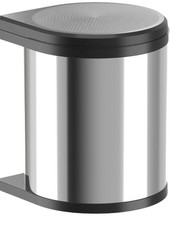 Hailo Mono Kitchen Swing Out Waste Bin  chrome colour 