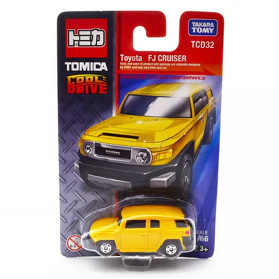 #ad Tomica Cool Drive FJ Cruiser Yellow Diecast Miniature Car Overseas Edition TCD32 $27.85