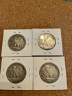 Silver 90%  Walking Liberty lot of 4 different dates coins - In Holders