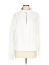Anrabess Women White Sweatshirt L