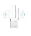 1200Mbps WiFi Extender – Dual Band 2.4G/5G Signal Booster with Ethernet Ports