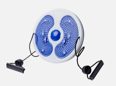 KIKUO Twist Waist Disc Board Balance-Board Rotationstrainer mit Widerstandsbänder