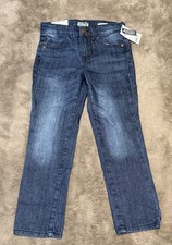 NWT - OshKosh B  gosh Girls E-Z Adjust Dark Blue Skinny Jeans, Size - 5/5A