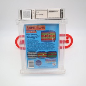 NES Nintendo SUPER TEAM GAMES - ROUND SOQ! WATA GRADED 9.4 A! NEW & Sealed!