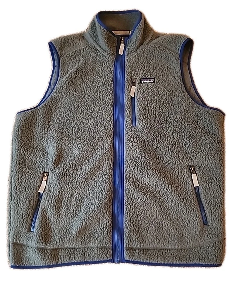 Patagonia Mens Retro Deep Pile Fleece Vest XXL Full Zip Gorpcore Camping Hiking
Opens in a new windo