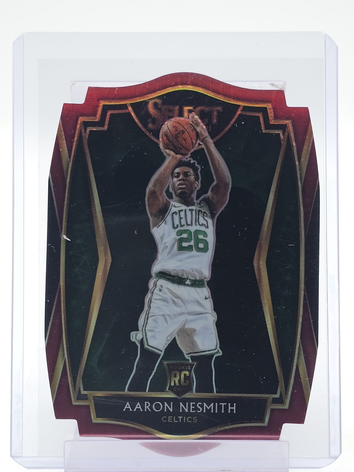 AARON NESMITH 2020-21 SELECT PREMIER LEVEL RED DIE-CUT ROOKIE RC #190 Q5084