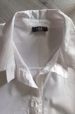 Longbluse / Tunika weiß - A-Linie - kaum getragen