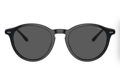 Polo Ralph Lauren Man Sunglasses PH4193 500187 51mm Shiny Black - Grey Lens -NEW