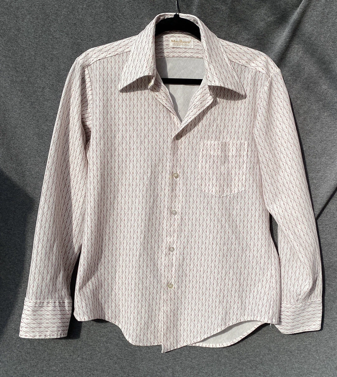 Vintage Marlboro Shirt In Men's Vintage Casual Shirts for sale | eBay