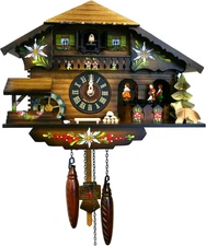 Alexander Taron Importer Battery Operated Black Forest Cuckoo Clock
