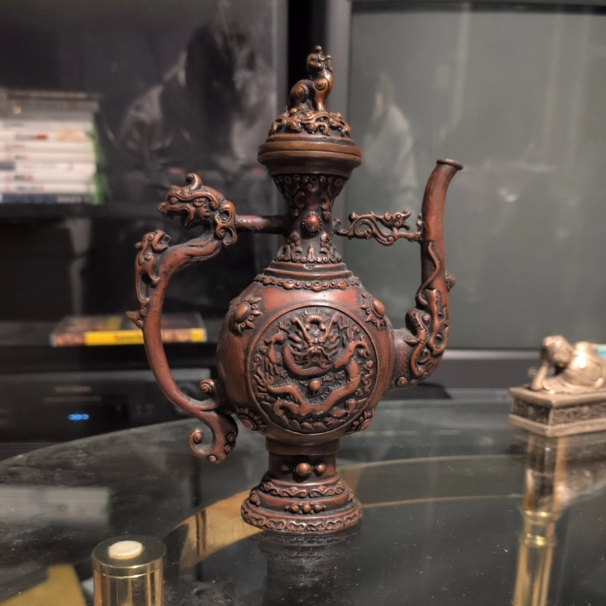 铜中国风茶壶| eBay